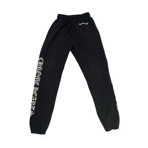Chrome Hearts Logo  black Sweatpants Small 100% Authentic